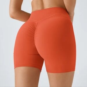 HALARA Bright Orange Athletic Shorts #108